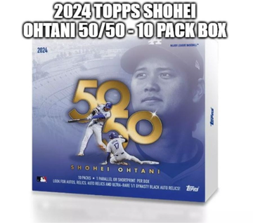 2024 Topps Shohei Ohtani 50/50 - 10 Pack Box