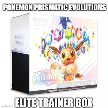 Pokemon Prismatic Evolutions Elite Trainer Box