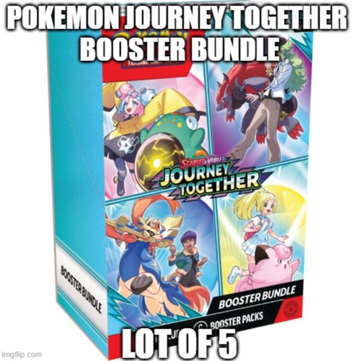 Pokemon: Journey Together Booster Bundle Box (Lot of 5)