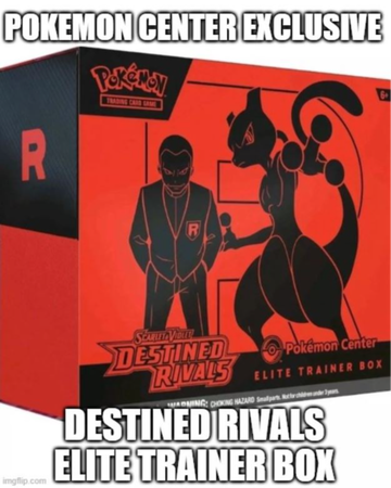 Pokemon Center Exclusive Destined Rivals Elite Trainer Box