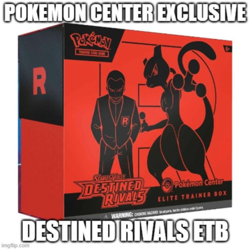 Destined Rivals Pokemon Center Exclusive Elite Trainer Box