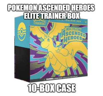 Pokemon Ascended Heroes Elite Trainer Box Case