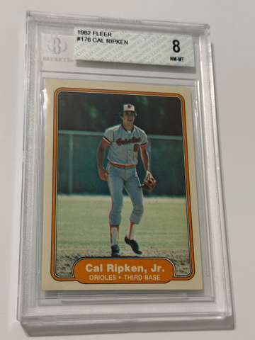 1982 Fleer Cal Ripken BGS 8