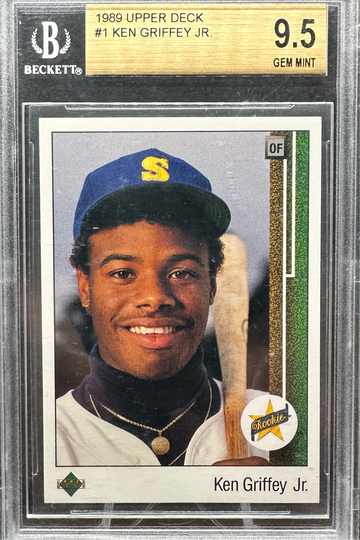 1989 Upper Deck Ken Griffey Jr BGS 9.5 min gem