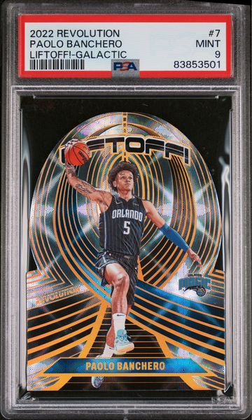 2022 Revolution Paolo Banchero Liftoff! Galactic PSA 9 Pop 1