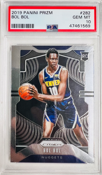 2019 Prizm Bol Bol PSA 10 Rookie Gem Mint