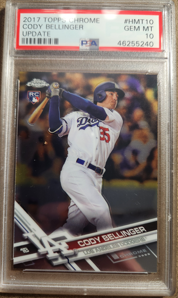 2017 Topps Chrome Update Cody Bellinger Rookie RC PSA 10 Gem Mint