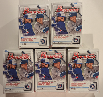 (5) 2020 Bowman Sealed Blaster Box lot Jasson Dominguez Volpe Witt