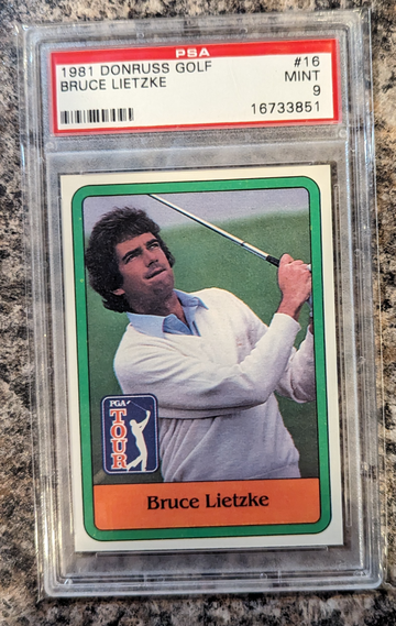 1981 Donruss Bruce Lietzke PSA 9 Golf