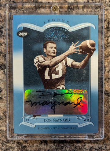 2003 Donruss Classic Don Maynard Auto #/100 HOF