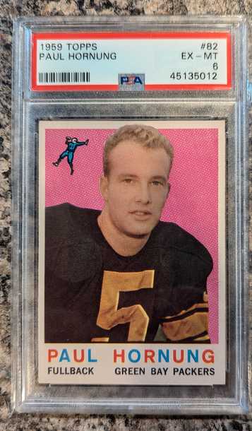 1959 Topps Paul Hornung PSA 6