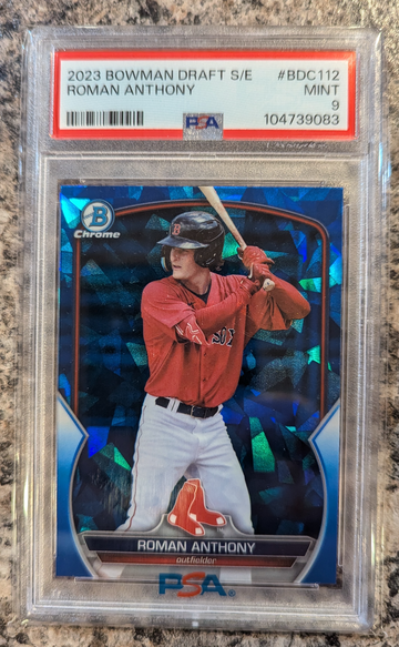 2023 Bowman Chrome Draft Roman Anthony Sapphire PSA 9