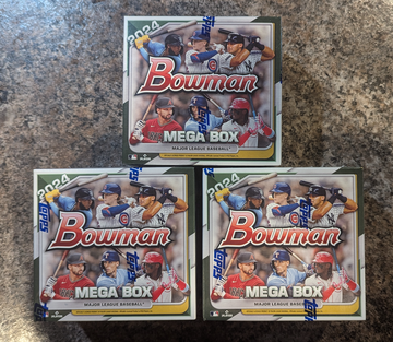(3) 2024 Bowman Baseball Sealed Mega Box lot