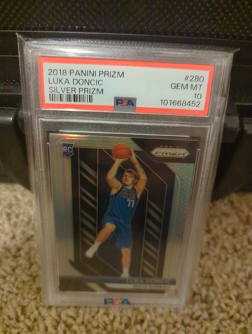 2018 Panini Prizm Luka Doncic Silver #280 PSA 10