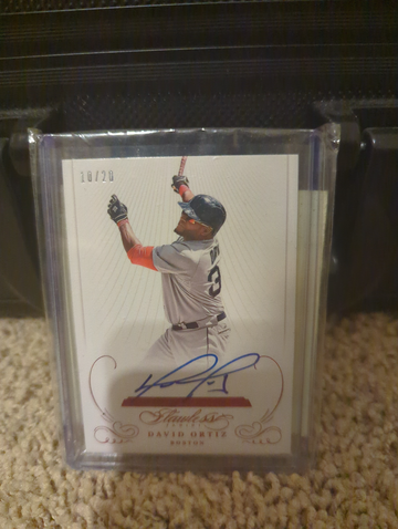 2016 Panini Flawless David Ortiz Auto 10/20
