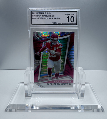 2021 Panini Prizm Patrick Mahomes II Rookie & Stars Silver Pulsar Prizm #68
