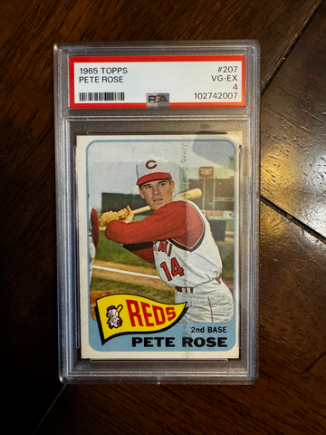 Pete Rose Topps 1965 PSA 4 VG-Mint