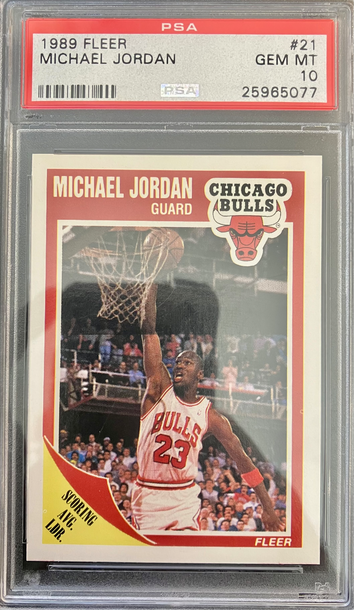 1989 Fleer Michael Jordan #21 PSA 10