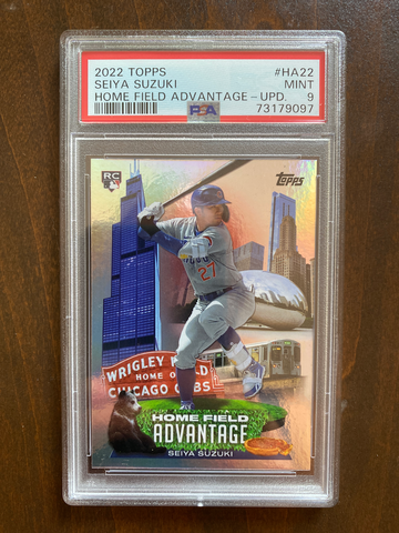 2022 Topps Update Seiya Suzuki Home Field Advantage PSA 9