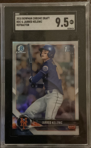 2018 Bowman Chrome Draft BDC-6 Jarred Kelenic Refractor 