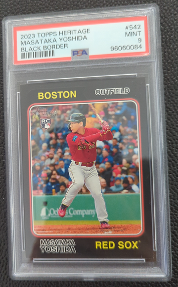 2023 Topps Heritage Masataka Yoshida Black Border rookie 