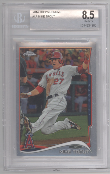 2014 Topps Chrome #1 Mike Trout BGS 8.5