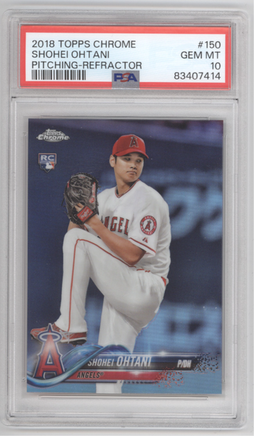 2018 Topps Chrome #150 Shohei Ohtani Refractor PSA 10