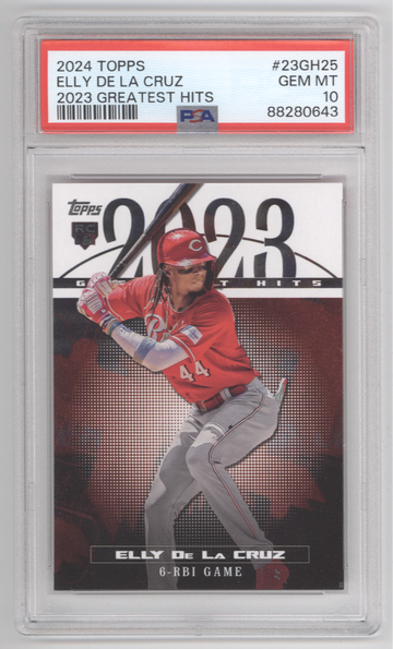 2024 Topps Greatest Hits Elly de la Cruz PSA 10