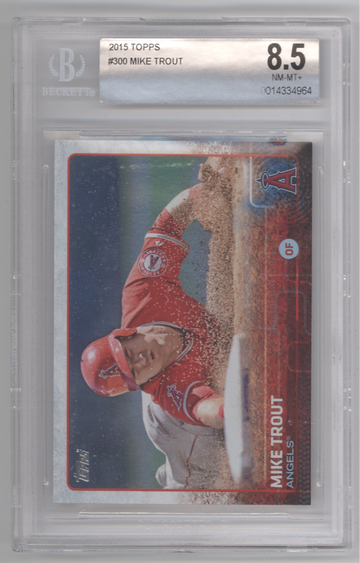 2015 Topps #300 Mike Trout BGS 8.5