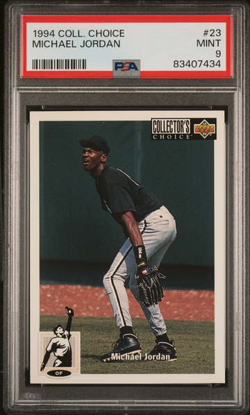 1994 Collector's Choice #23 Michael Jordan PSA 9