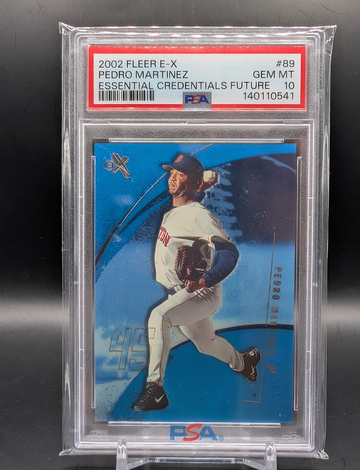 2002 E-X - Pedro Martinez #89 Essential Credentials Future /97 - PSA 10 
