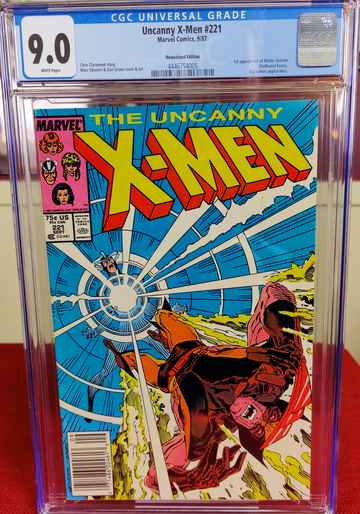 Uncanny X-Men #221 - Newsstand - 1st Appearance of Mister Sinister