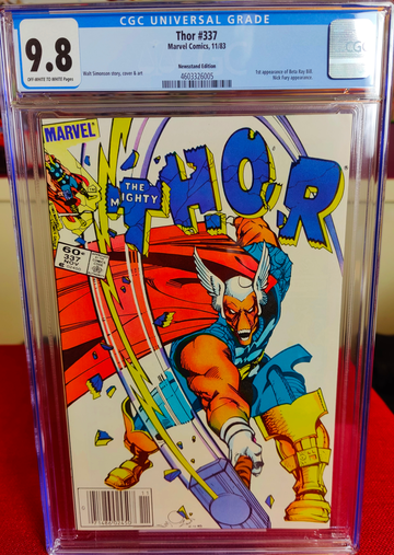 Thor #337 - Newsstand - 1st Appearance of Beta Ray Bill