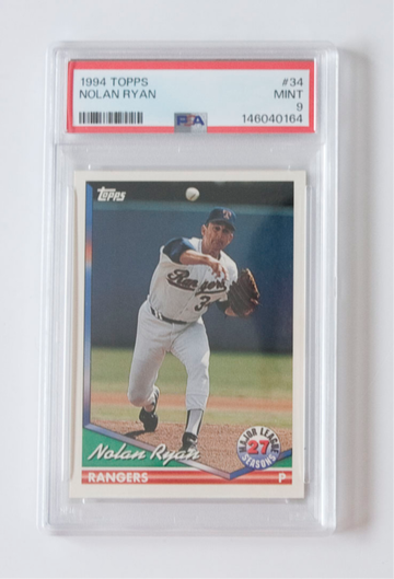 Nolan Ryan 1994 Topps #34 PSA 9 HOF Texas Rangers 