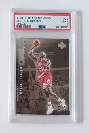 Michael Jordan 1998 UD Black Diamond #22 PSA 9 HOF 