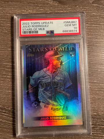 2022 Topps Update Julio Rodriguez Stars of MLB #SMLB-87 PSA 10 GEM MT