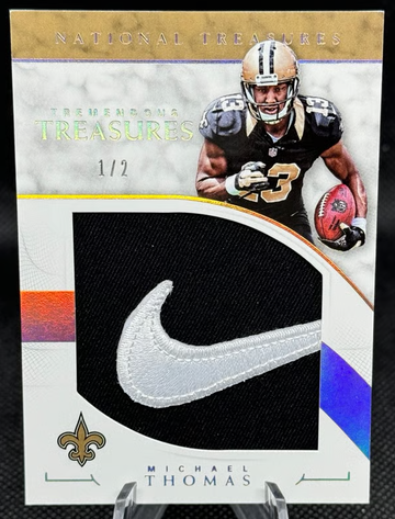 2016 National Treasures Michael Thomas Rookie Tremendous Treasures Nike Patch /2 