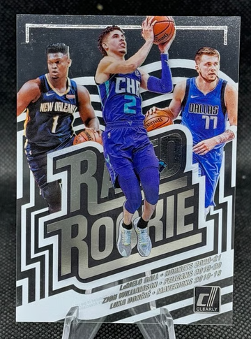2020-2021 Donruss Clearly Luka Doncic Zion Williamson LaMelo Ball Rated Rookie Special SSSP
