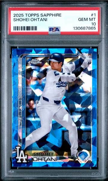 2025 Topps Chrome Sapphire Shohei Ohtani #1 PSA 10