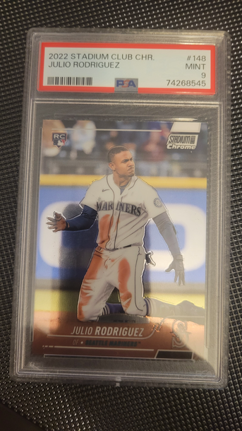 2022 Stadium Club Chrome Julio Rodriguez  PSA 9