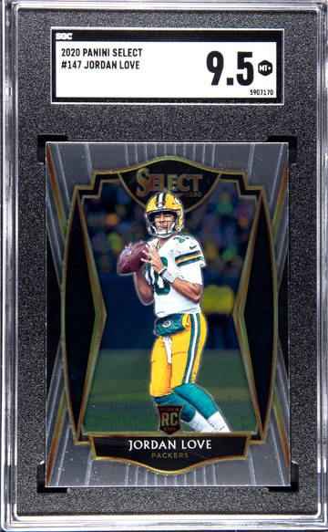 2020 Select #147 Jordan Love RC SGC 9.5