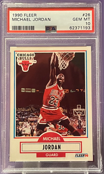 1990 Fleer #26 Michael Jordan PSA 10 Bulls