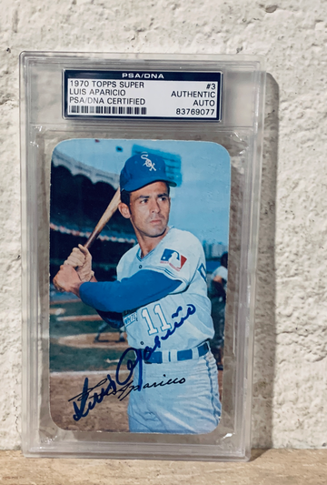 1970 Topps Super #3  Luis Aparicio PSA DNA Certified Authentic Slabbed Card 