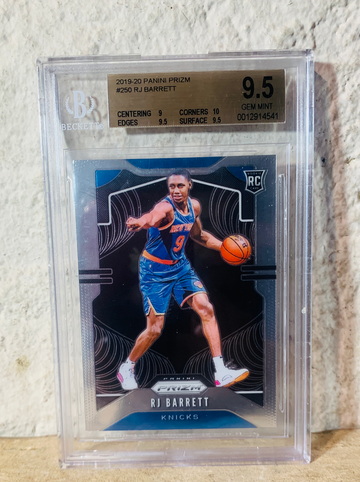 2019-20 Panini Prizm RJ Barrett BGS Gem Mint 9.5 Rookie Card 
