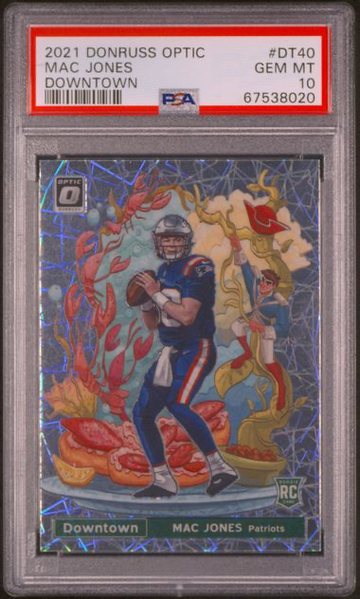 2021 Donruss Optic Mac Jones Downtown PSA 10