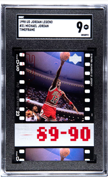 1998 Upper Deck UD Living Legend #31 Michael Jordan SGC 9 Wearing #12