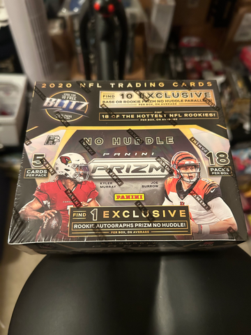 2020 panini prizm No Huddle football box!   Burrow. Love Hurts Jefferson Herbert 