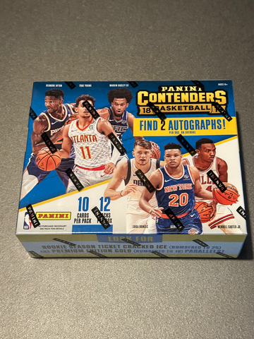 2018 2019 panini contenders basketball Hobby Box!  Luka?! SGA?!