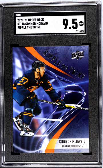 2020-21 Upper Deck Ripple the Twine #RT-18 Connor McDavid SGC 9.5