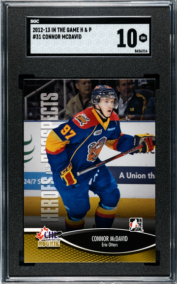 2012-13 In The Game Heroes and Prospects #31 Connor McDavid PRC SGC 10